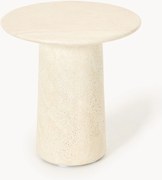 Okrúhly pomocný stolík's travertínovým vzhľadom Jael
