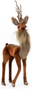 DEKORAČNÁ FIGÚRKA DEER 13X29 CM HNEDÁ