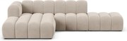 Béžová rohová pohovka (ľavý roh) Lupine – Micadoni Home