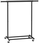 Mobilný stojanový vešiak LINEA čierny