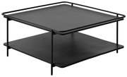 Dizajnový konferenčný stolík Harinder 75 cm čierny