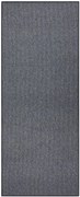 BT Carpet, Kusový koberec Bouclé 104435 Anthracite, 67x200, šedá, chodba / predsieň