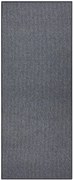 Kusový koberec Bouclé 104435 Anthracite, 67x200, šedá, chodba / predsieň, BT Carpet