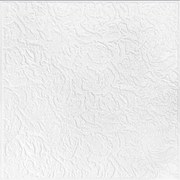 3D panel 0078, cena za kus, rozmer 50 cm x 50 cm, CALM biely, IMPOL TRADE