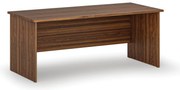 Kancelársky písací stôl PRIMO WOOD, 180x80 cm, orech