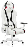 Herné kreslo Diablo X-Horn 2.0 Normal Size, bielo-čierne