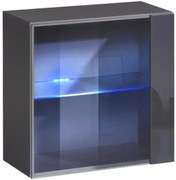 Závesná skrinka Switch WW3 Grafit +LED