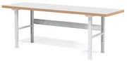 Profi dielenský stôl SOLID, nosnosť 750 kg, 2500x800 mm, laminát