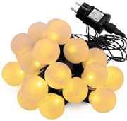 Garthen 77498 Záhradné párty osvetlenie, 20 LED, teplá biela
