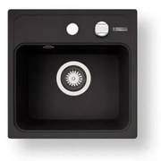 Pyramis 70168201 - Kuchynský drez CAMEA MINI 40x40 cm granit/čierny