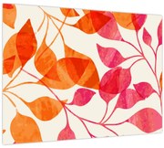 Obraz - Oranžové lístie (70x50 cm)