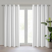 ZÁVES NA KÚŽKOCH NERISA 140X250 CM BIELA