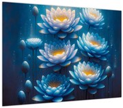 Obraz - Lekná pod hladinou (70x50 cm)