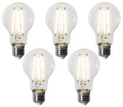 Sada 5 stmievateľných LED žiaroviek E27 A60 8W 900 lm 3000K