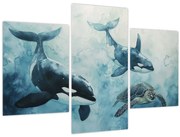 Obraz - Podmorská maľba (90x60 cm)