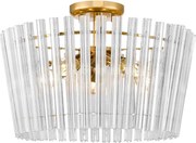 Zuma Line C0547-05H-F9AC - Prisadený luster BACH 5xE14/40W/230V zlatá