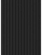 Mexen Lam-F, akustické stenové lamely 275 × 31,5 cm, filc 6 mm, čierna lesklá, S105-275317-2812-055