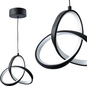 Toolight Toolight, LED stropné osvetlenie 13W, 4000K, APP1784-CP, čierna matná, OSW-08978