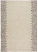 Ručne tkaný kusový koberec Minerals Border Natural, 120x170, béžová, chodba / predsieň, Flair Rugs