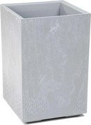 PLASTOVÝ KVETINÁČ NA KOLIESKACH BETONIQUE 60X40X40 CM IMITÁCIA BETÓNU SIVÁ