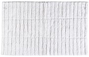 Biela bavlnená kúpeľňová predložka Zone Tiles, 80 x 50 cm