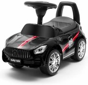Detské odrážadlo so zvukom Baby Mix RACER čierne
