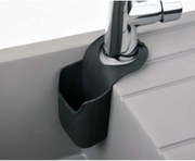 Goodhome Držiak na hubku, na batériu, silikónový čierny SiliBisk