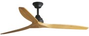FARO 33718DC - Stropný ventilátor ALO L drevo/čierna pr. 152 cm  + diaľkové ovládanie