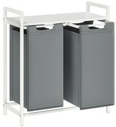 Kôš na bielizeň s policou BLH201W11