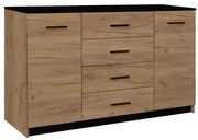 Komoda TAYLER dub craft/čierna