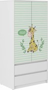Wooden Toys Detská skriňa B-9 ŽIRAFA