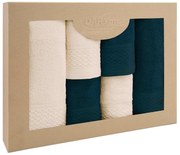 BAVLNENÉ UTERÁKY SOLANO SADA 2 KS 30X50 CM, 2 KS 50X90 CM, 2 KS 70X140 CM VIACFAREBNÁ