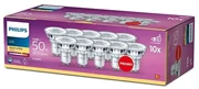 Philips SADA 10x LED Žiarovka Philips GU10/4,6W/230V 2700K P5809