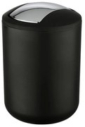 Čierny odpadkový kôš Wenko Brasil S, výška 21 cm