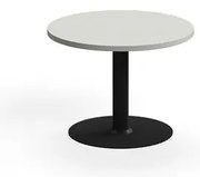 Konferenčný stolík VERTICUS, Ø700x500 mm, svetlošedá/čierna