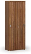 Kancelárska skriňa so zasúvacími dverami PRIMO WOOD, 800 x 420 x 2128 mm, orech