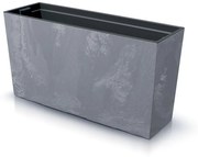 Truhlík s vkladom CORBI II 77 cm tmavosivý