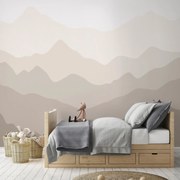 Fototapeta - Béžové hory (147x102 cm)