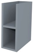 Mereo Aira, kúpeľňová skrinka 20 cm, spodná, Multidecor, Monumentálna sivá, MER-CN797SMSO1