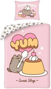 Bavlnené posteľné obliečky Pusheen - motív Sweet Shop - 100% bavlna - 70 x 90 cm + 140 x 200 cm