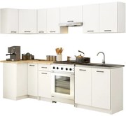 Rohová kuchynská linka OLIWIA 3 m biela