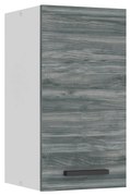 Kuchynská skrinka Belini Premium Full Version horná 30 cm šedý antracit Glamour Wood