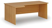 Kancelársky rohový pracovný stôl PRIMO WOOD, 1800 x 1200 mm, ľavý, buk