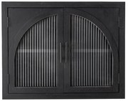 Čierna závesná vitrína z jedľového dreva 62x49x23 cm Lario – Bloomingville