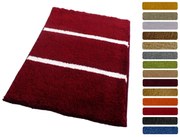 ROUTNER Kúpeľňová predložka IRSINA Bordó 10508 - Bordó / 50 x 80 cm 10508