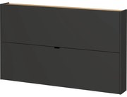 Antracitová výklopná skrinka na topánky Ameca – Germania