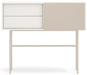 Béžovo-krémový konzolový stolík 35x110 cm Nube – Teulat