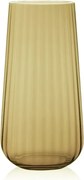 SKLENENÁ VÁZA RONA DECO FADE CITRINE 25CM