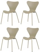 Sada jedálenských stoličiek CT-X7034 CAP, 4 ks