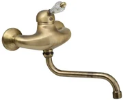 Sapho Sapho, KIRKÉ CRYSTAL nástenná batéria, krištáľová páčka, bronz, KI15KB